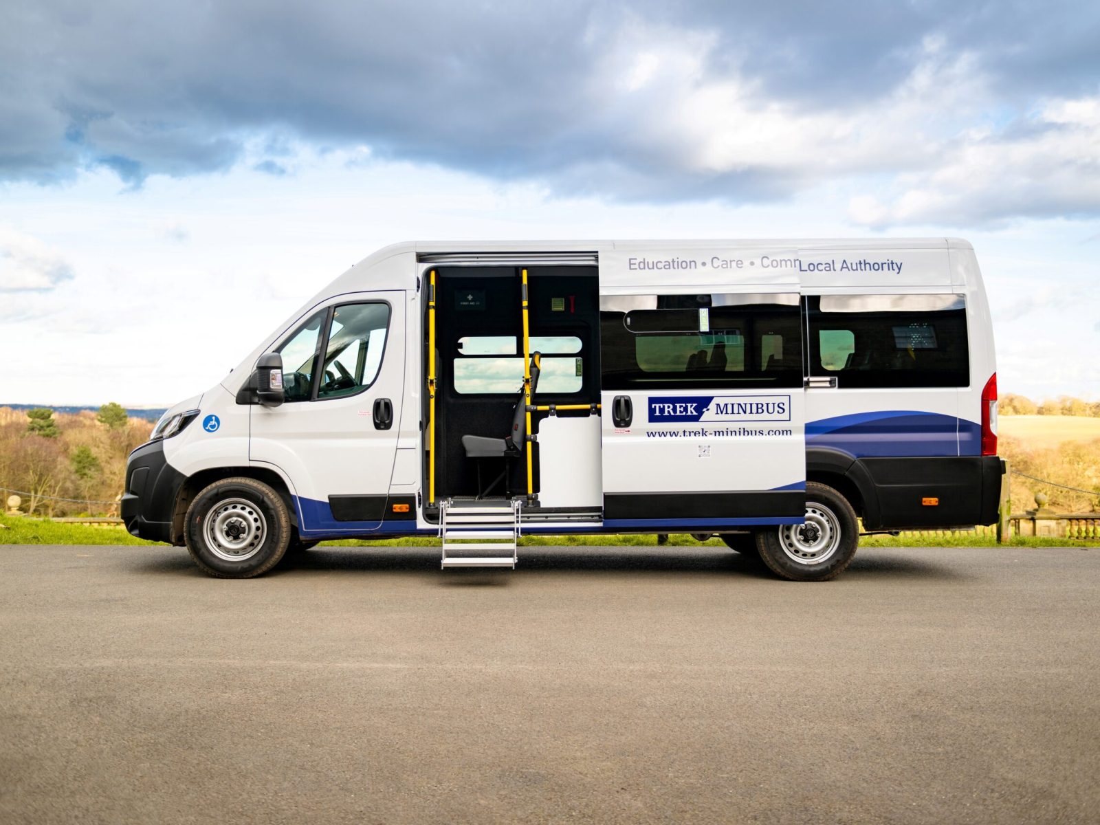 Wheelchair accessible minibus